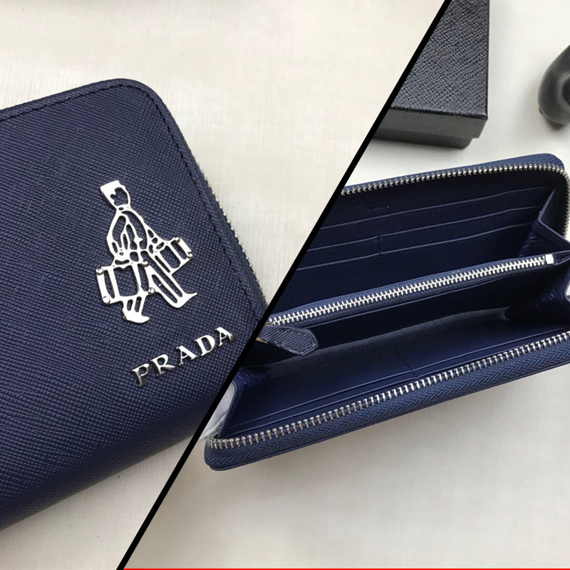 PRADA 프라다 사피아노 레더 윌릿